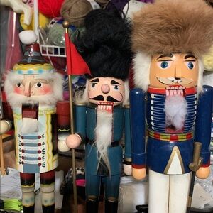 Bundle of 3 Just In Time For Holidays Trio Of Colorful Nutcrackers